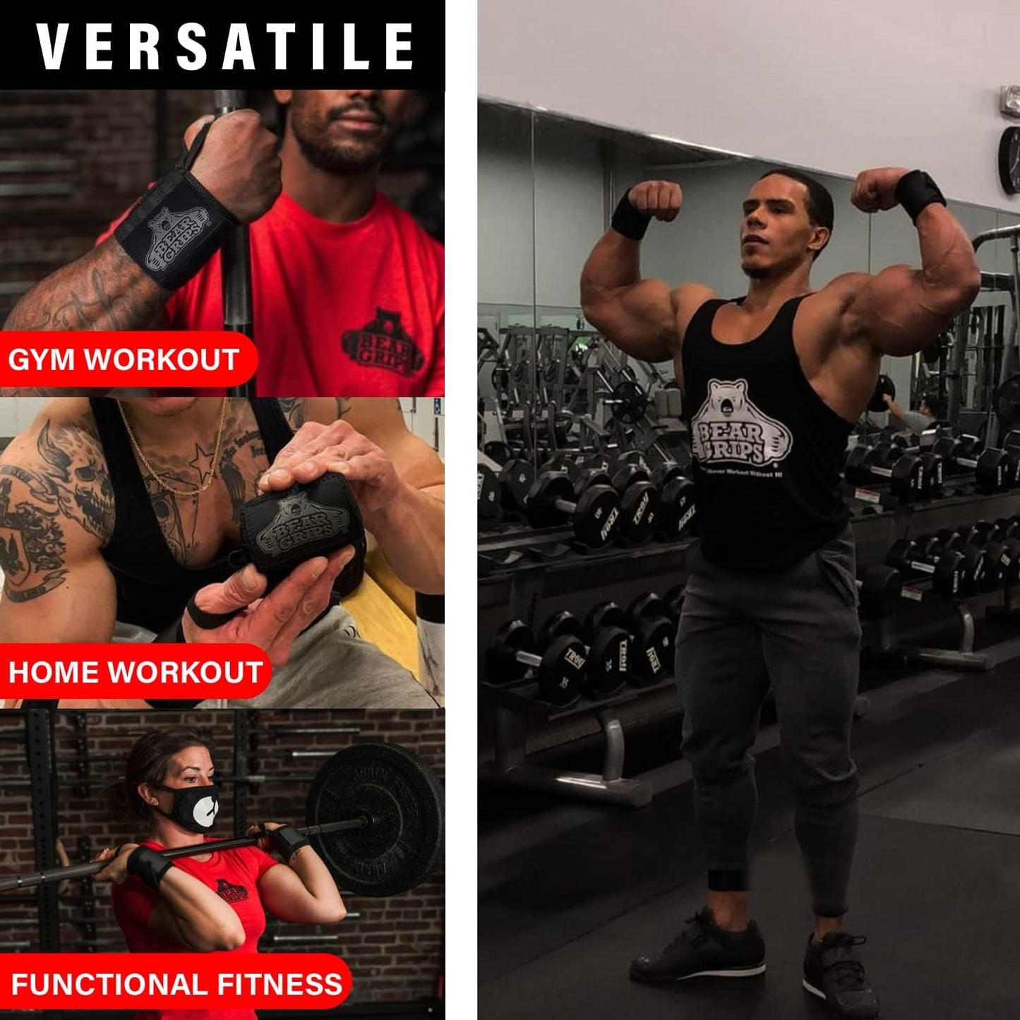 Wrist Wraps for Weightlifting | Weight Lifting Wrist Straps for Weightlifting | Extra Strength Gym Wrist Wraps | Two Wrist Wrap per Pack | 12โ & 18โ | Lifting Wrist Wraps for Men & Women