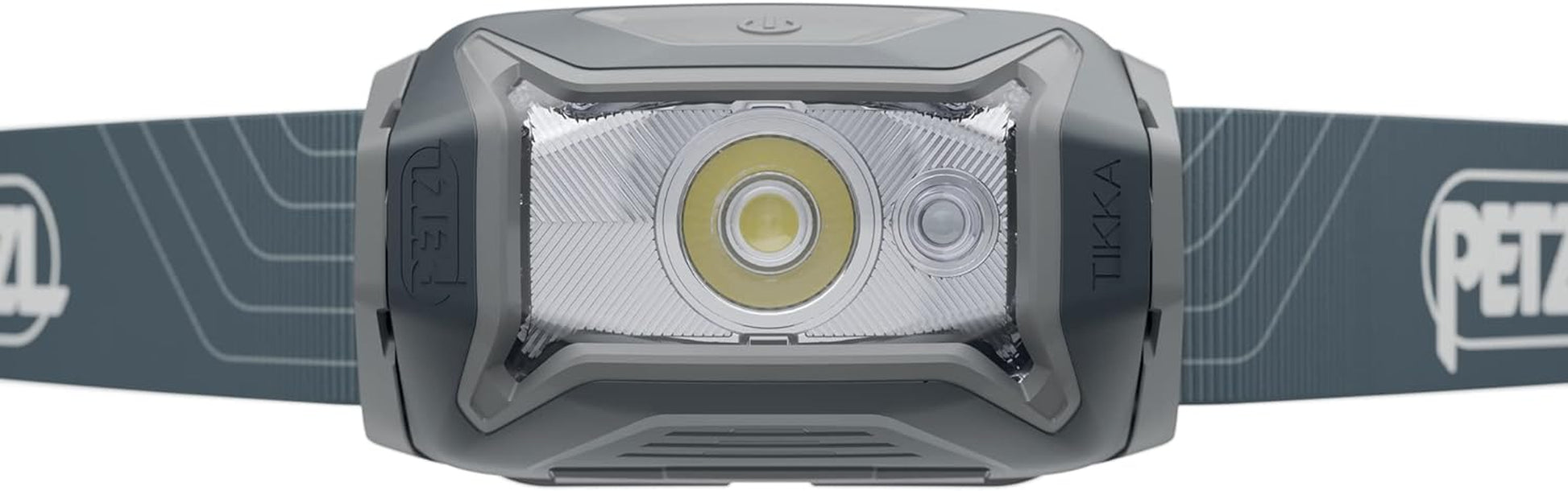 Tikka Headlamp - Compact 350 Lumen Light with Red Lighting, for Hiking, Climbing, Running, and Camping - Grey