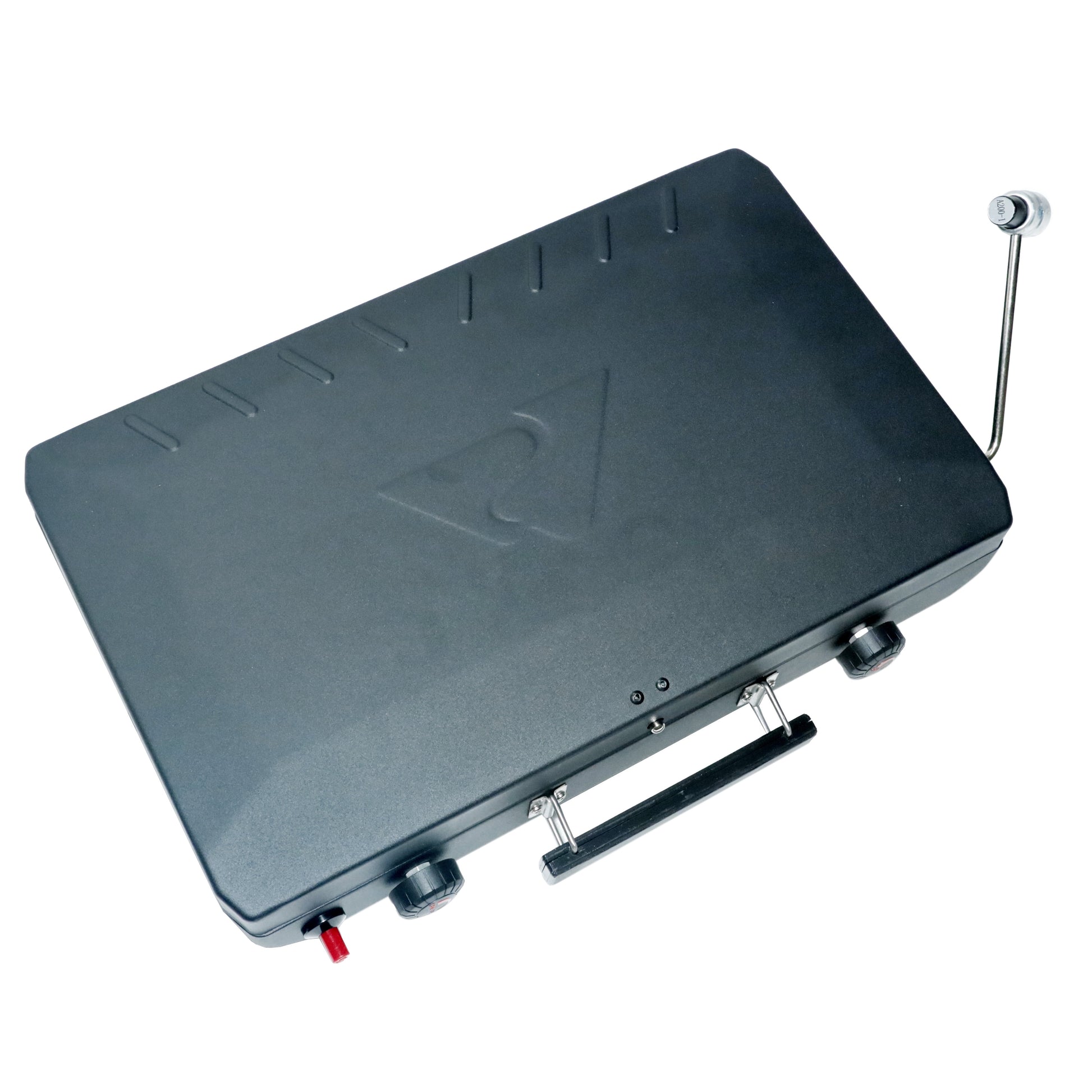 2 Burner Black Propane 2-In-1 Portable Camp Stove and Grill, Model GCT2220WB, New